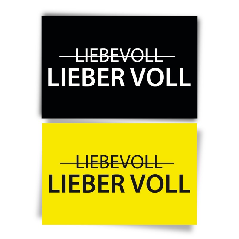 LIEBE(R) VOLL Sticker